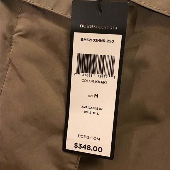 🌷BCBG MAXAZRIA RAIN JACKET SIZE MEDIUM NWT - Picture 5 of 7